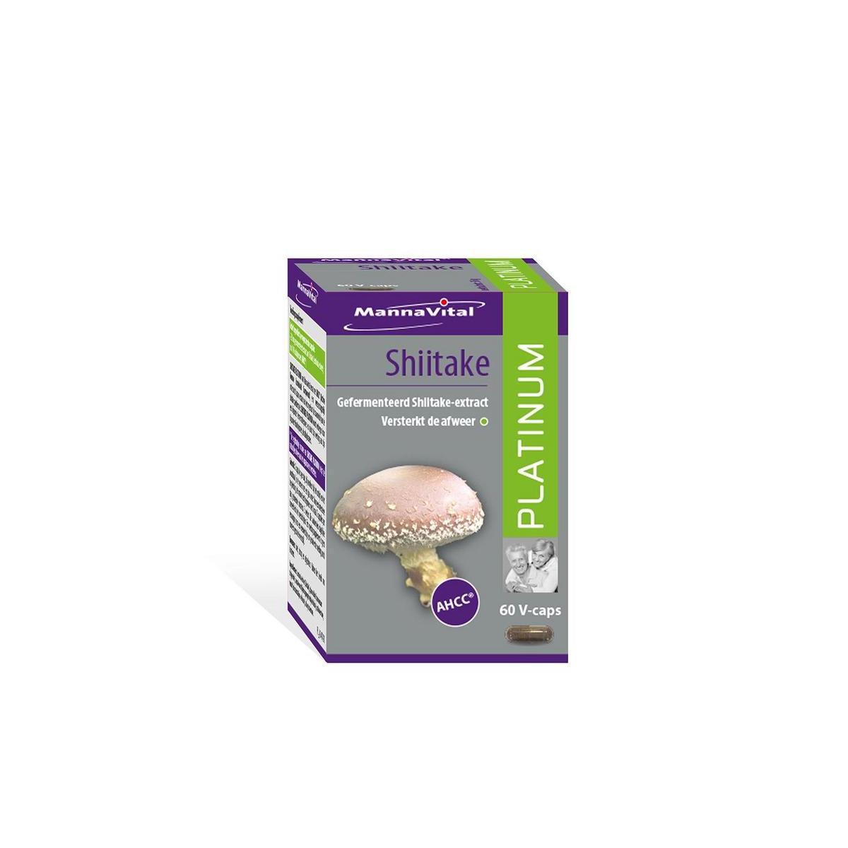 Mannavital Shiitake platinum 60cap