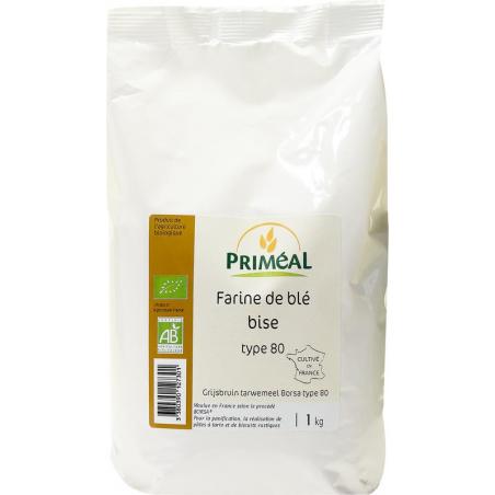 Primeal Grijsbruin tarwemeel borsa 1000g