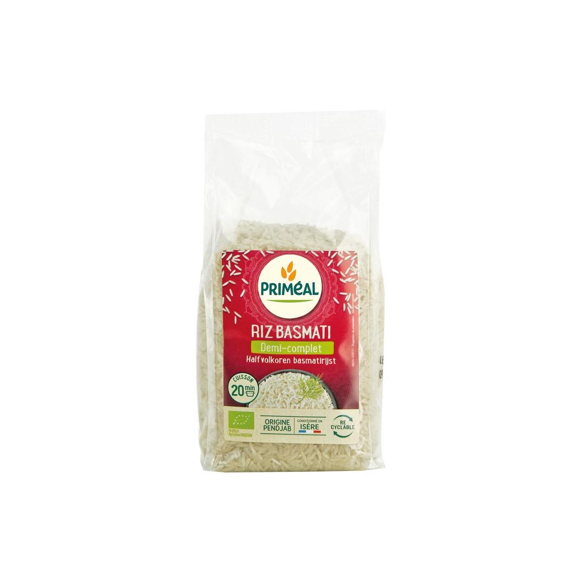 Primeal Halfvolkoren basmati rijst 500g