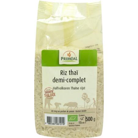 Primeal Half whole grain Thai rice 500g