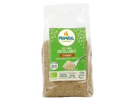 Primeal whole grain long grain rice pre-cooked 500g