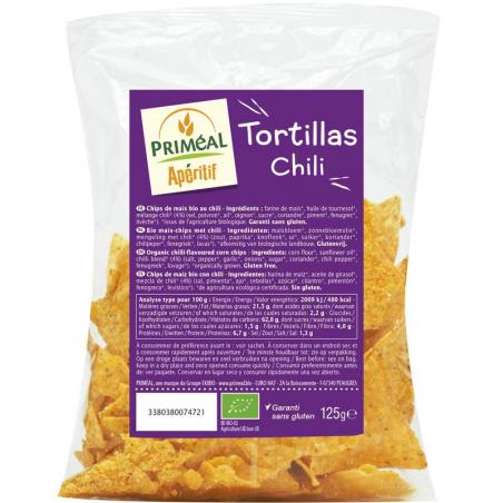 Primeal Tortillas chili 125g