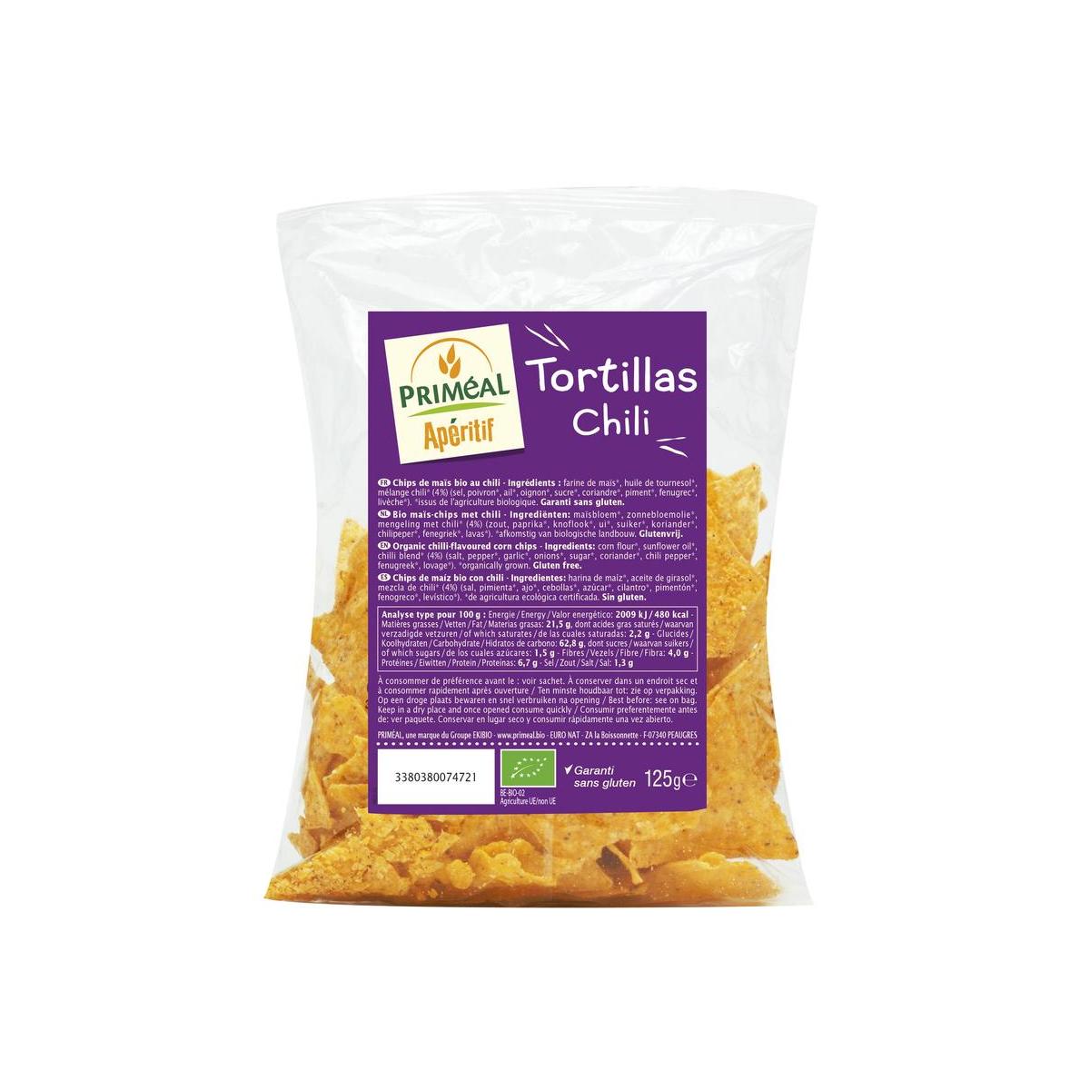 Primeal Tortillas chili 125g