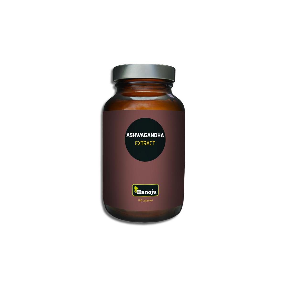 Hanoju Ashwagandha 4:1 extract 300 mg 180cap