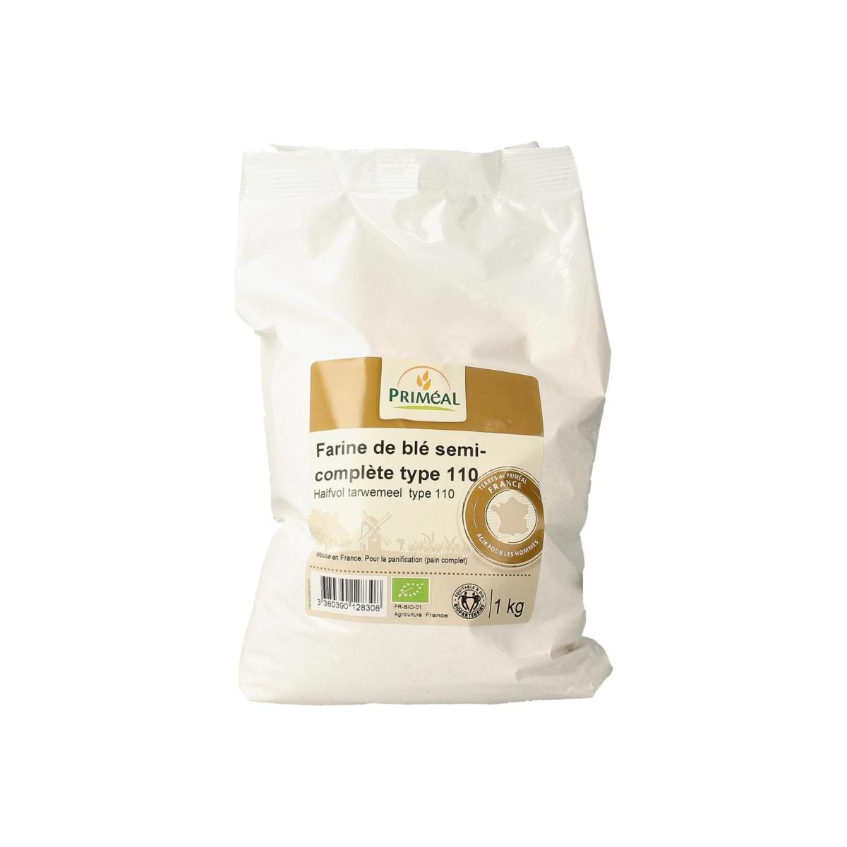 Primeal Wheat flour whole grain borsa 110 1000g