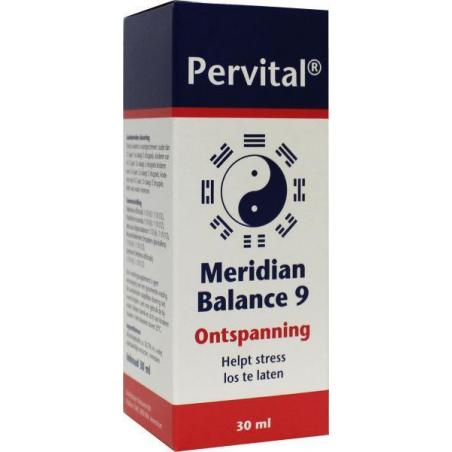 Pervital Meridian balance 9 ontspanning 30ml