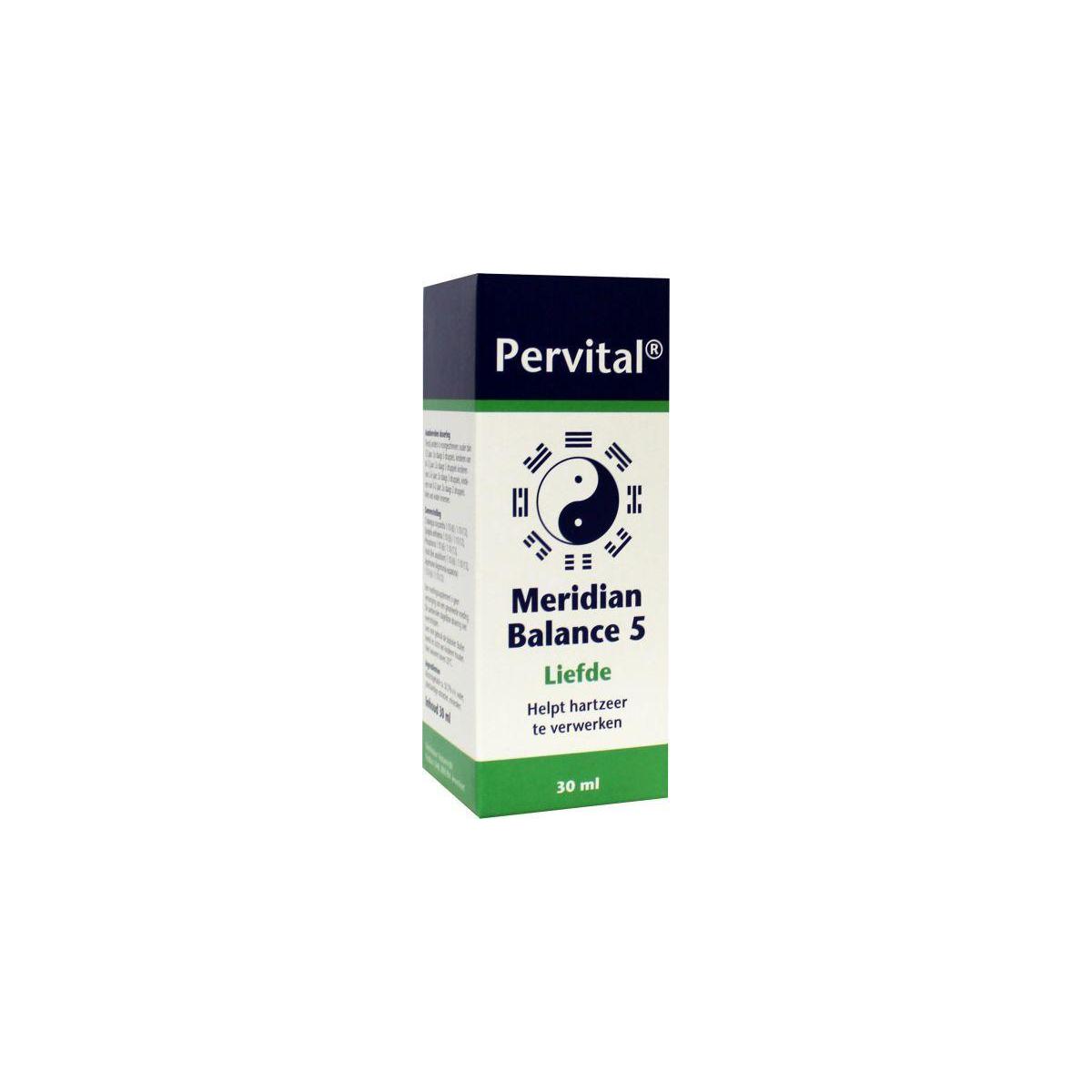 Pervital Meridian balance 5 liefde 30ml