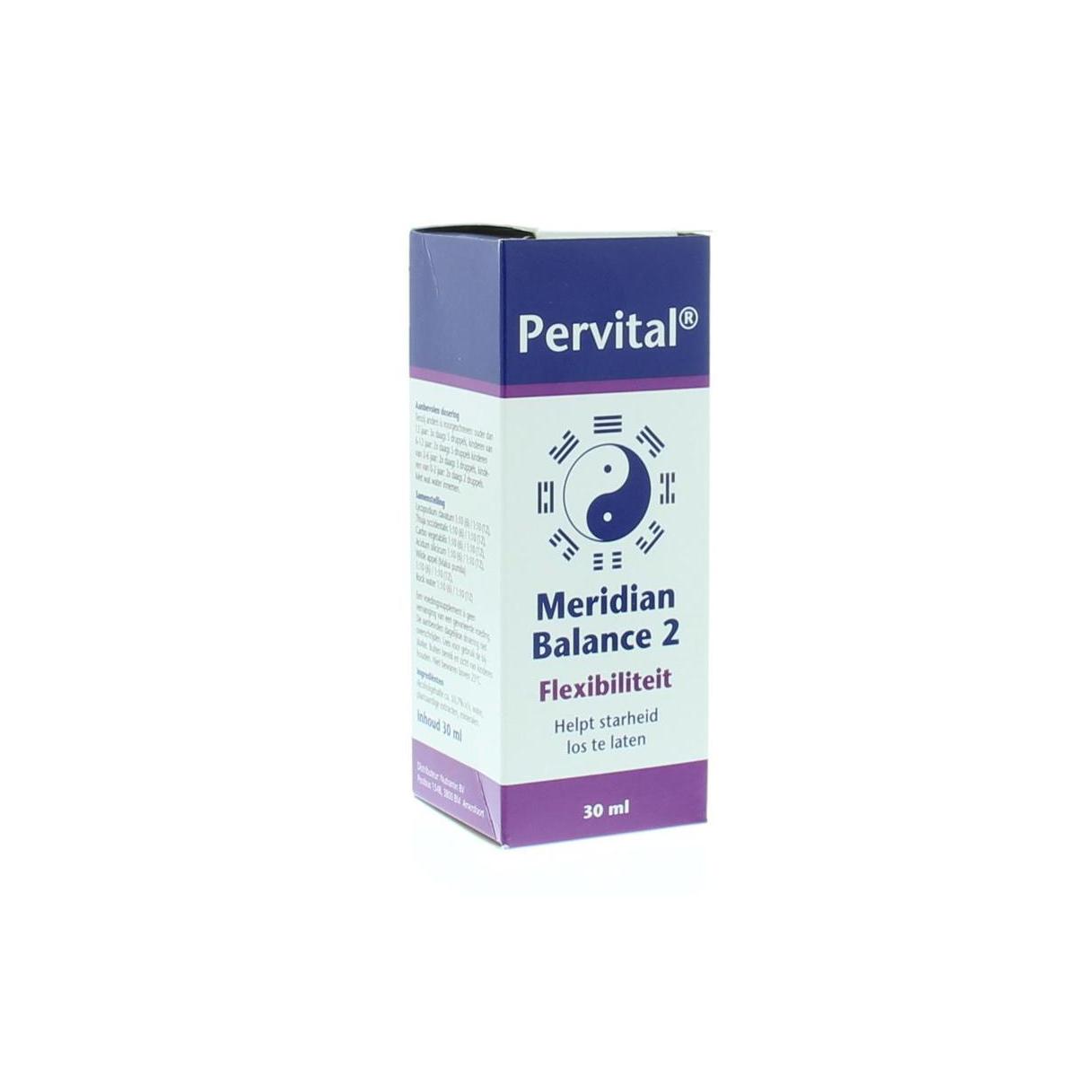 Pervital Meridian balance 2 flexibiliteit 30ml