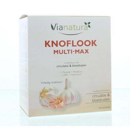 Vianatura Knoflook multi 120tab