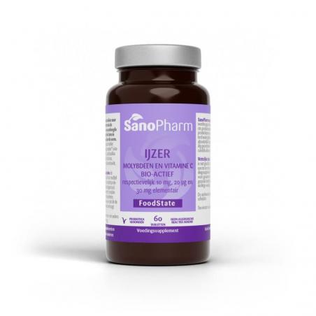 Sanopharm IJzer 10mg & moly 20mcg & C 30mg 60tab