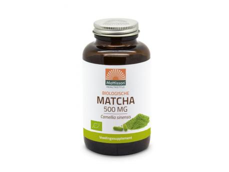 Mattisson Biologisch Matcha 500mg 90vc