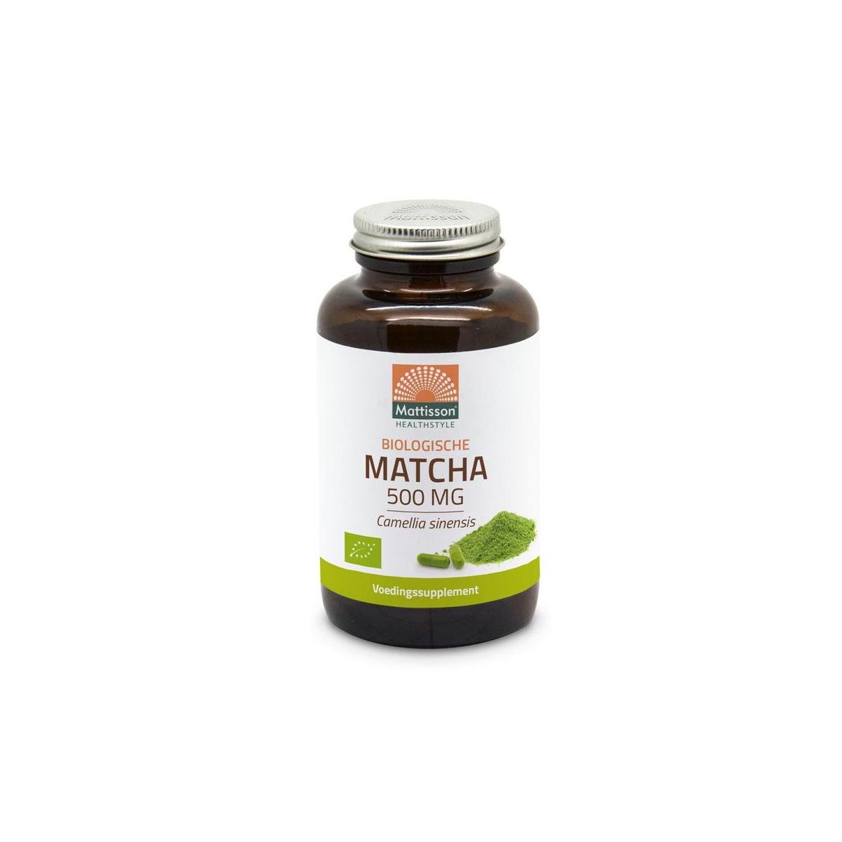 Mattisson Biologisch Matcha 500mg 90vc