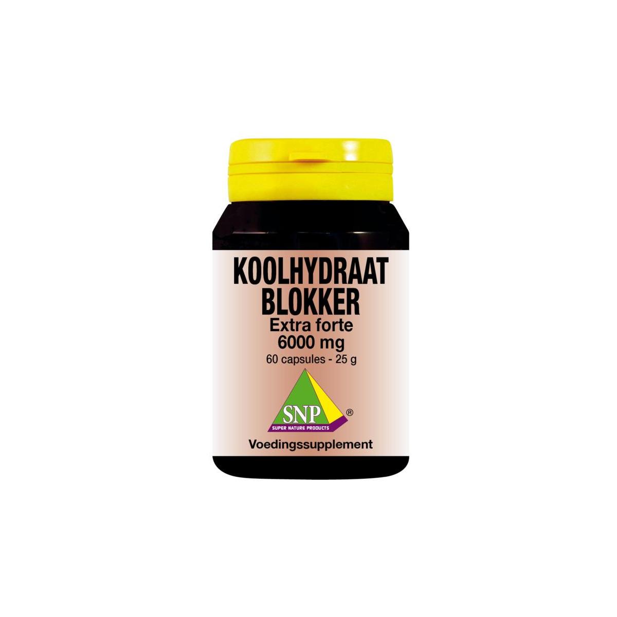 SNP Koolhydraat blokker extra forte 6000mg 60cap