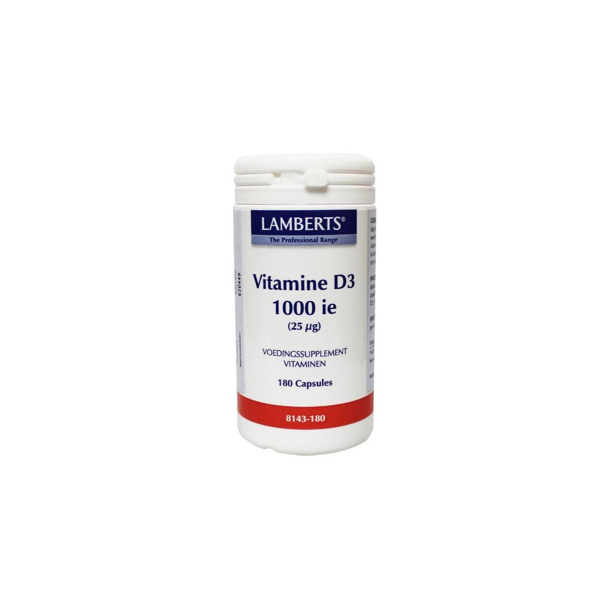 Vitamine D3 1000IE 25 mcg